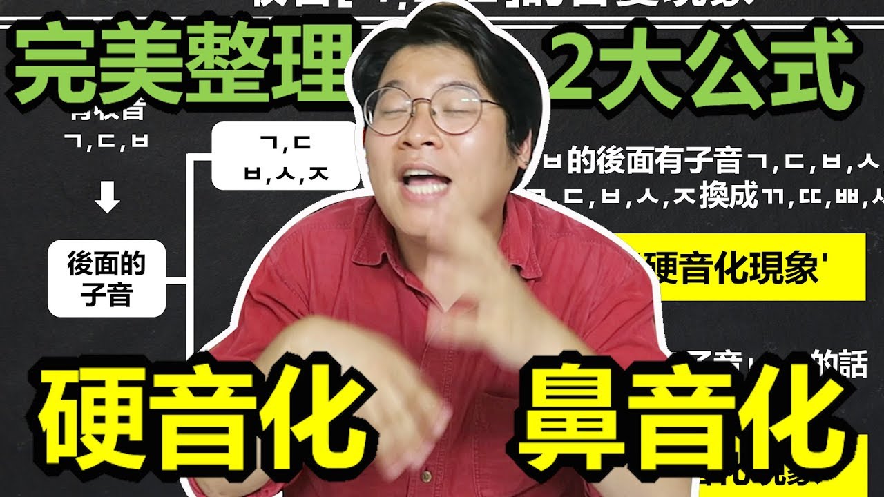 ㉑【韓語音變現象5】 硬音化 鼻音化_金胖東 韓語學習
