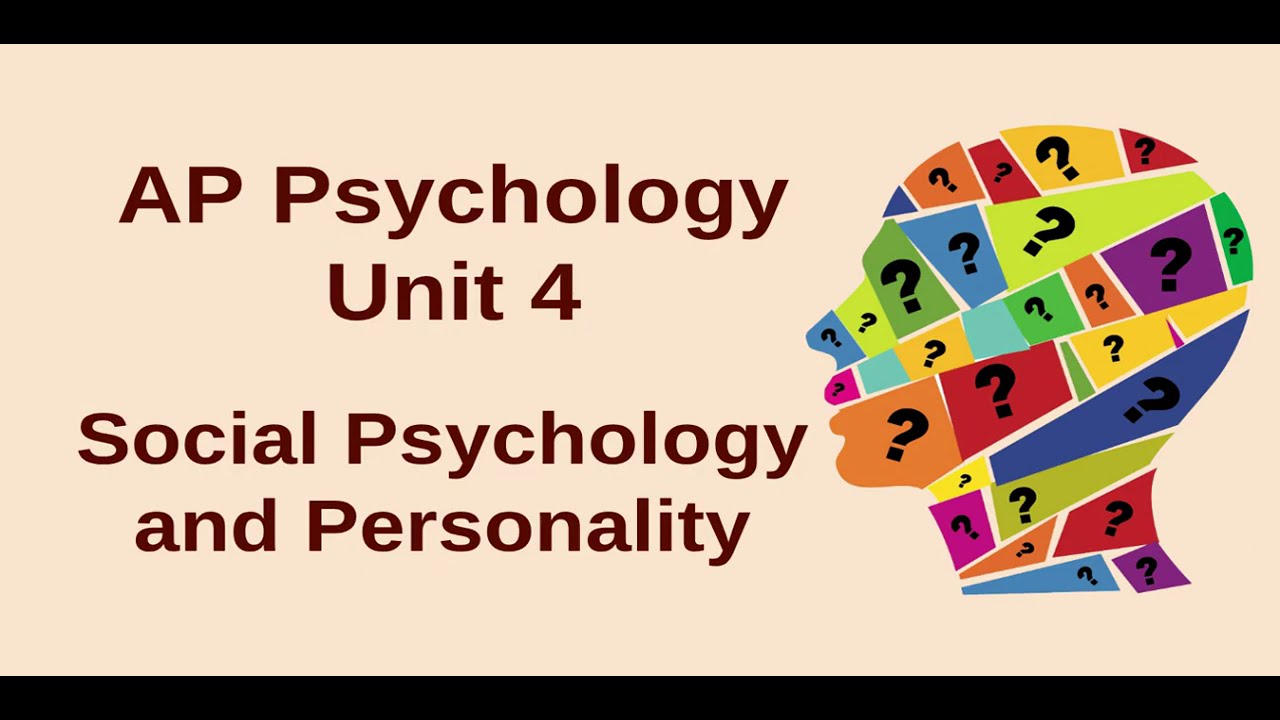 AP Psychology Unit 4 Review- Social Psychology and Personality