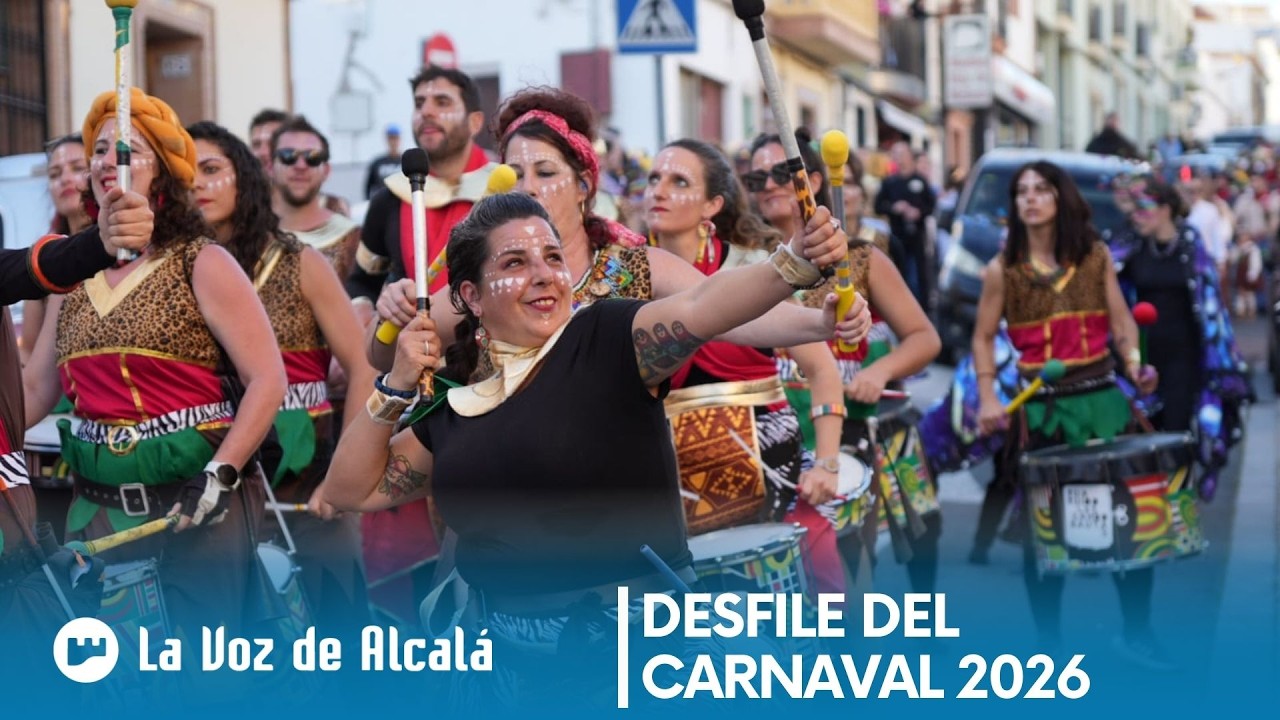 Así ha sido el Gran Desfile con el que Alcalá ha cerrado el Carnaval 2026
