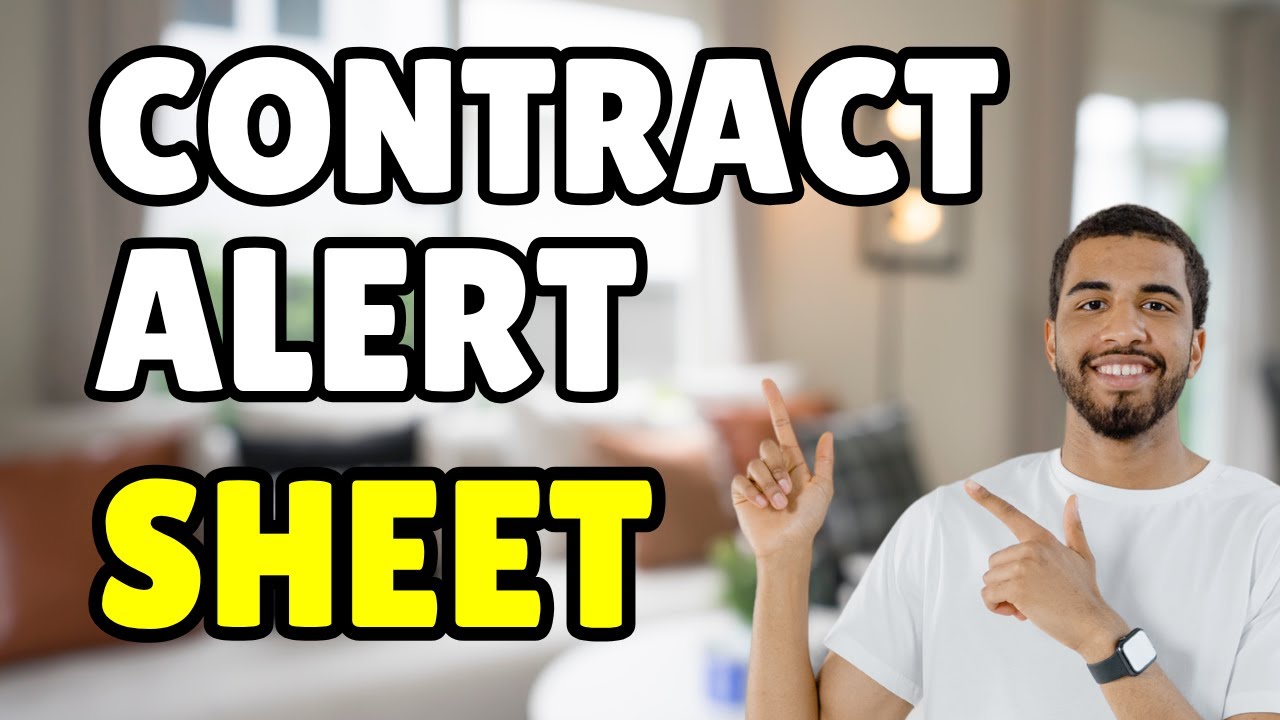 How to Automate Contract Expiry Alerts with Google Sheets | Quick Guide 2025