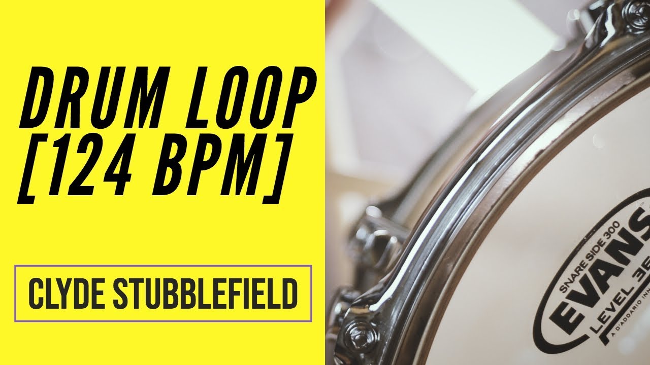 Clyde Stubblefield Style Drum Loop - 124 BPM - Migsdrummer