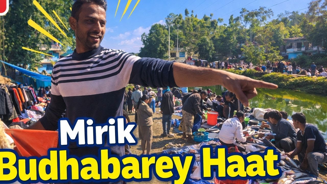 Mirik Budhabarey Haat | मिरिकको बुधबारे हाटको वास्तविक दृश्य | Local Market Vlog