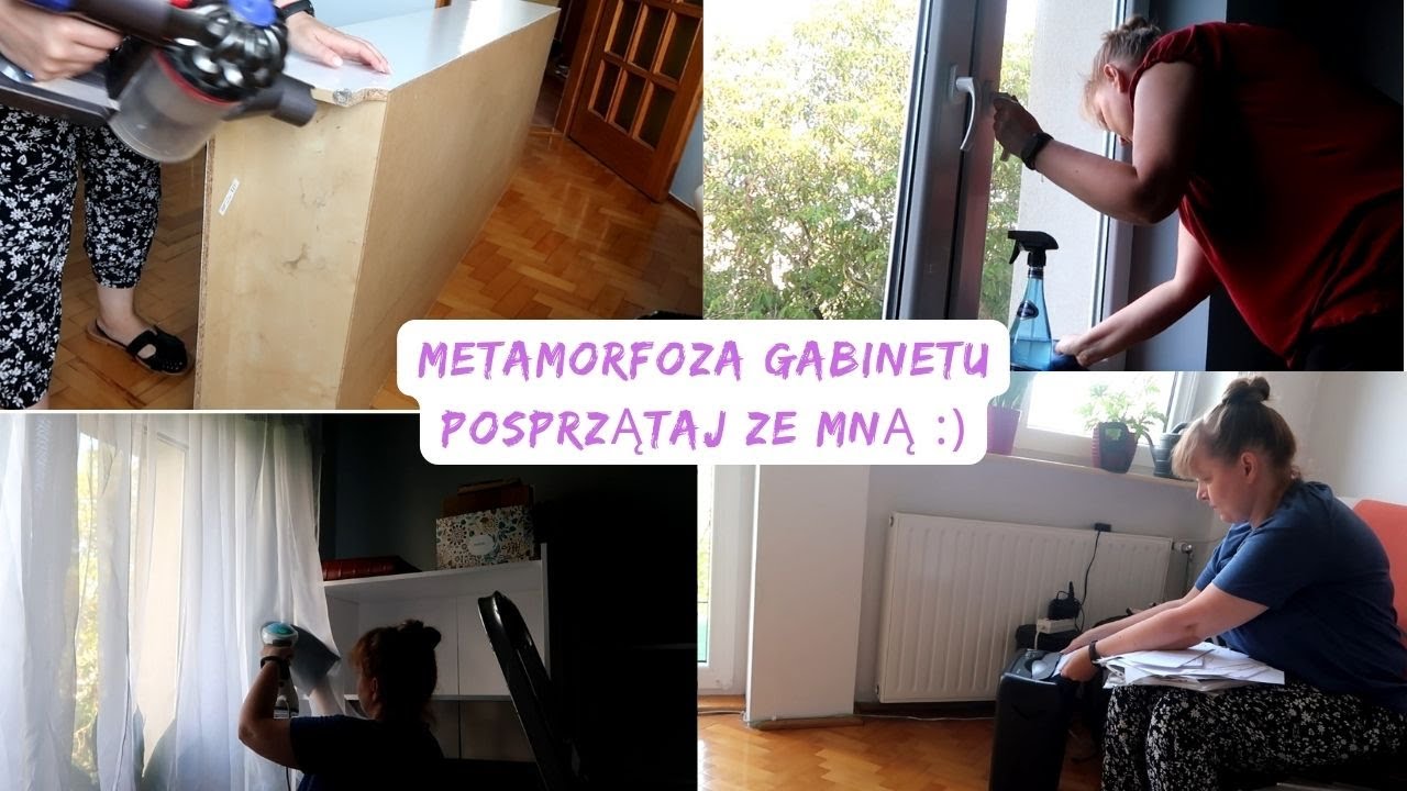 Mała metamorfoza gabinetu Posprzątaj ze mną 🤩💪🏻 Uporządkowana
