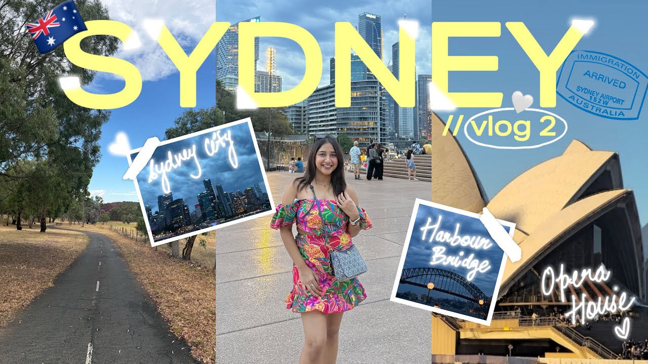 VLOG 2: Hello SYDNEY!! 🇦🇺🤍 | Melbourne to Sydney Drive ☺️✨| Rashi Shrivastava 