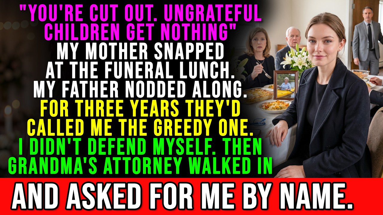 My Parents Called Me Greedy at Grandma's Funeral &mdash; Then Her Lawyer Walked In