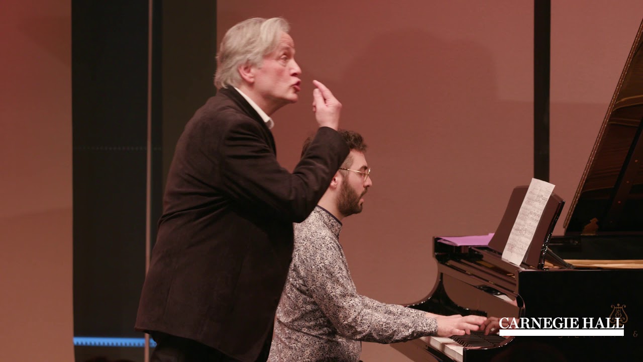 SongStudio 2019: Hartmut Höll Master Class: Wolf’s “Verborgenheitz” from Mörike-Lieder