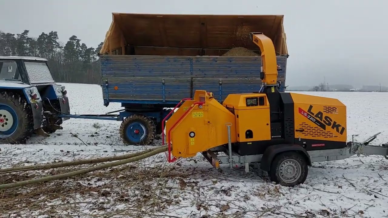 Prototype of the LASKI chipper LS 220 DWBS