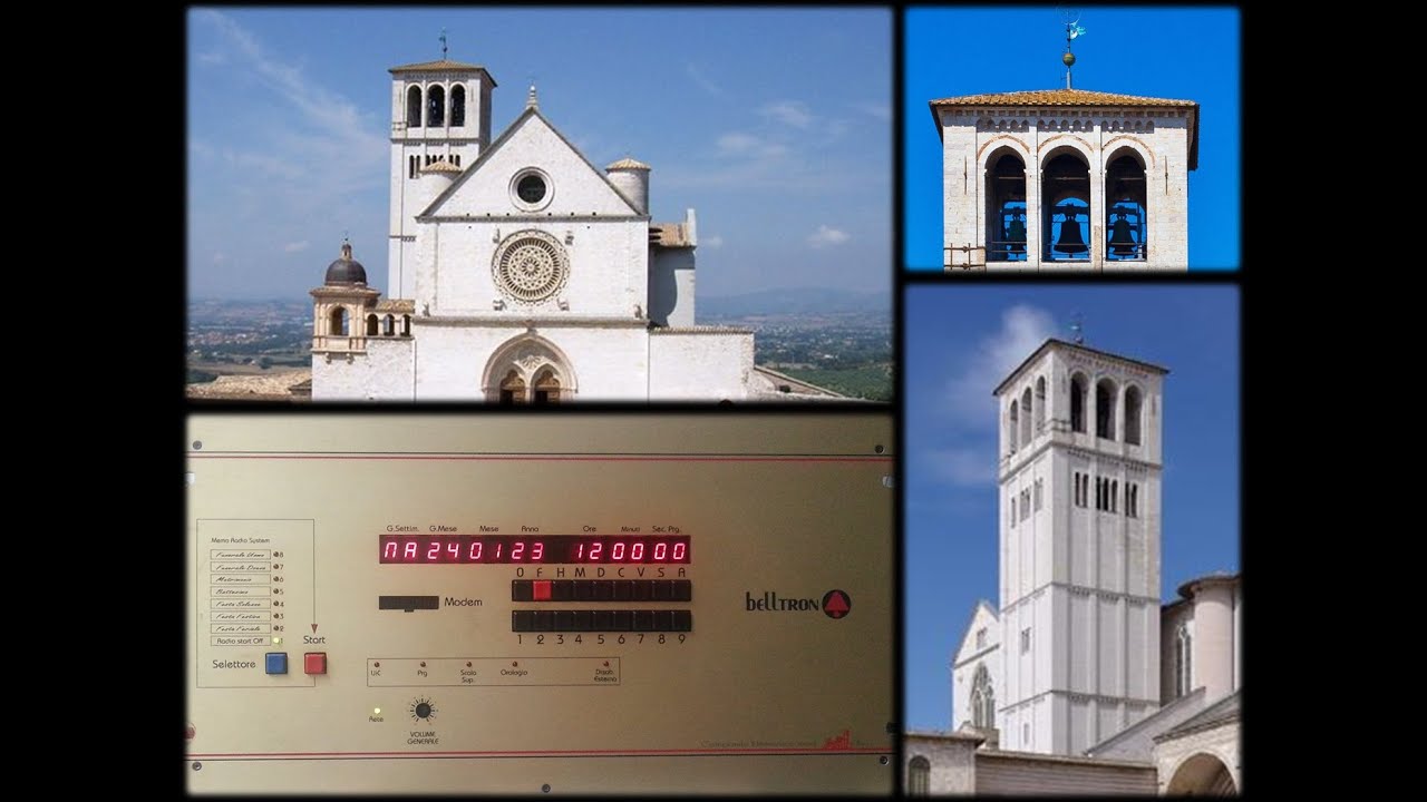 BELLTRON GIOTTO ECO - Simulazione campane Basilica di San Francesco (Assisi)