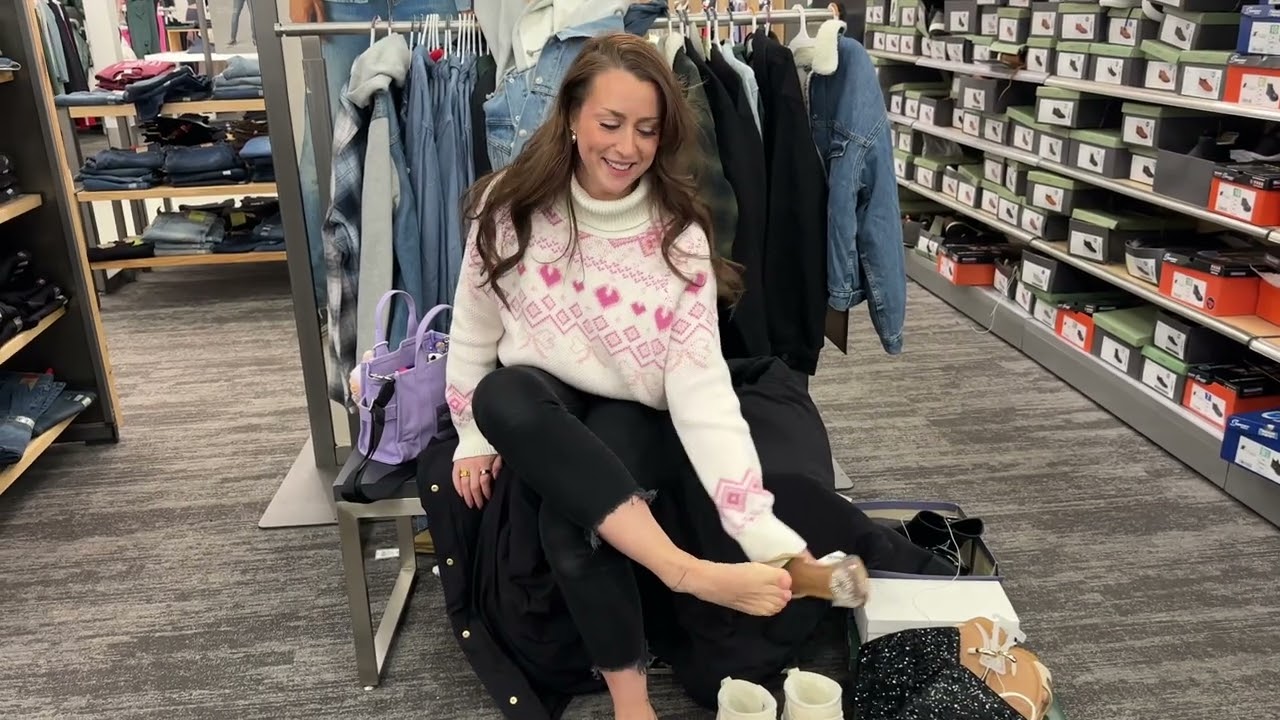 Huge Target shoe try-on!
