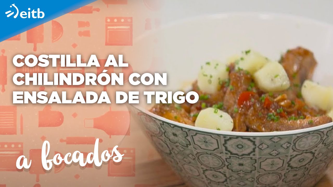 A BOCADOS: Costilla al chilindrón con ensalada de trigo