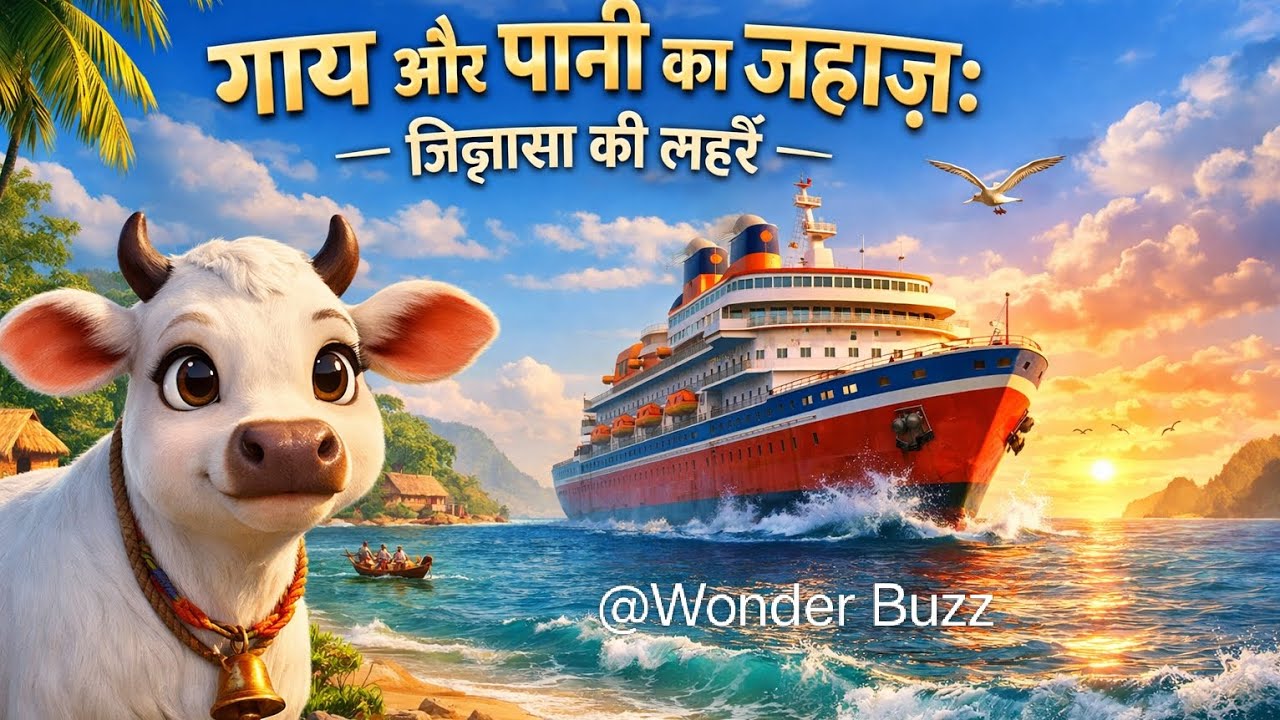 गाय और पानी का जहाज़: जिज्ञासा की लहरें l The Cow and the Ship of Water: Waves of Curiosity
