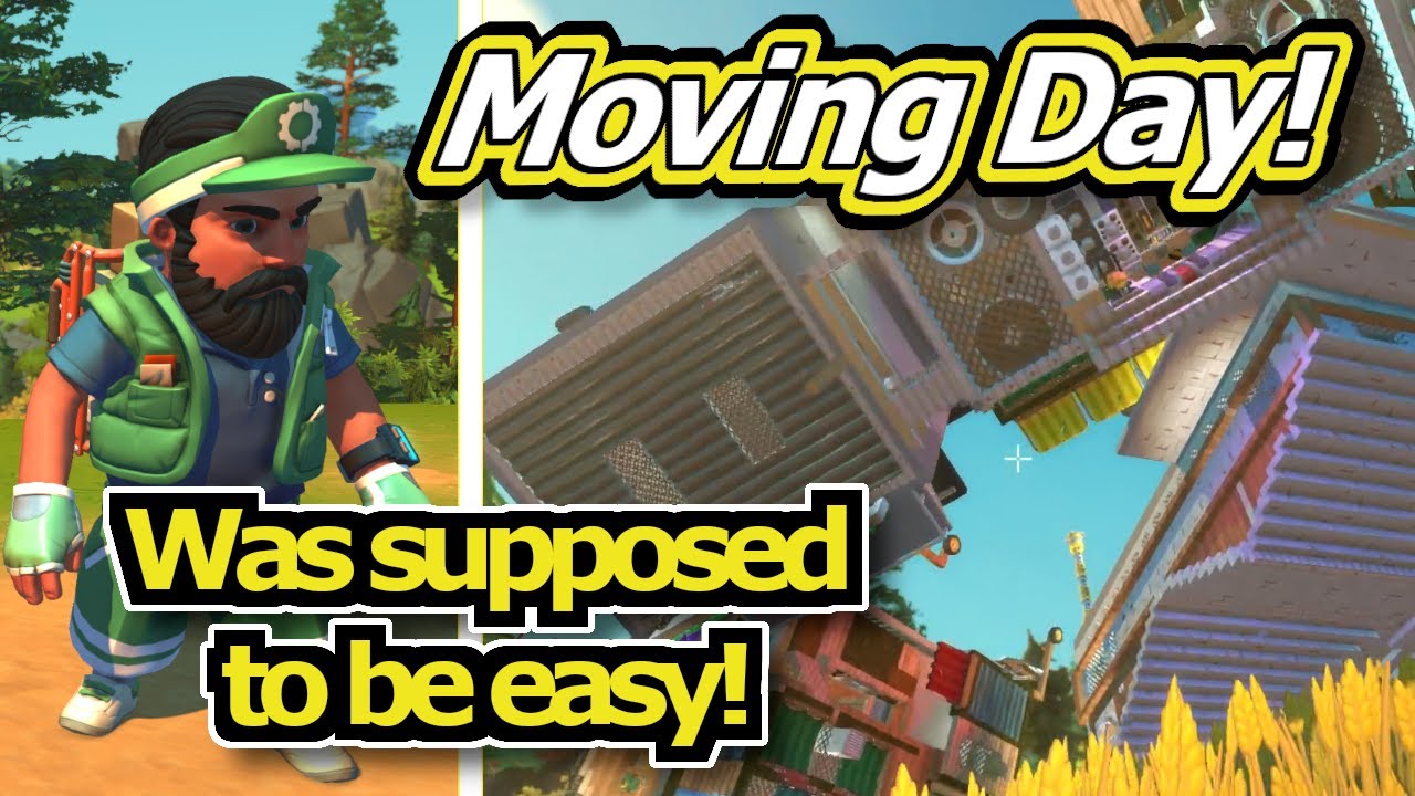 Moving Day Chaos! Transporting Our Entire Base | Scrap Mechanic part 49