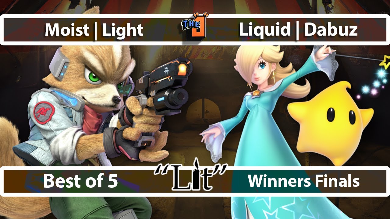 Smash LITvitational WF - Moist | Light (Fox) v. Liquid | Dabuz (Rosalina) - CFL SSBU
