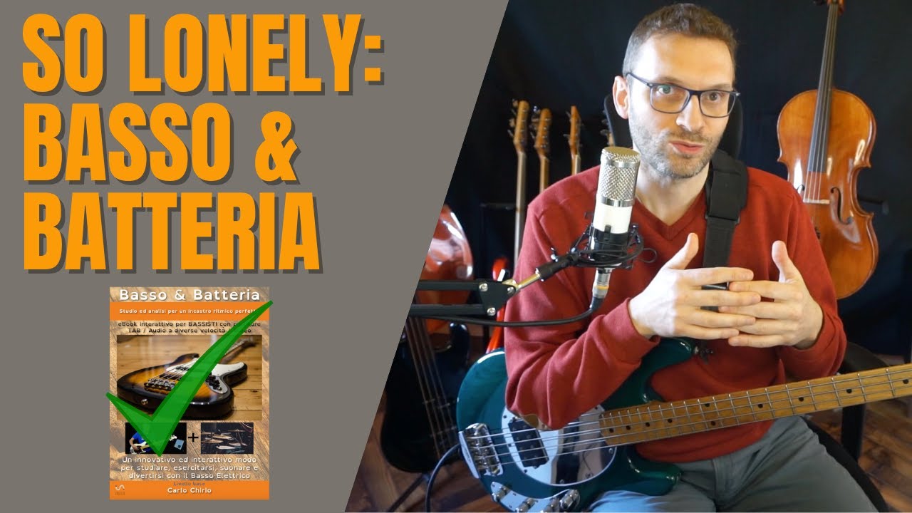 Suoniamo il riff di So lonely (Police) dal metodo ebook interattivo Basso & Batteria