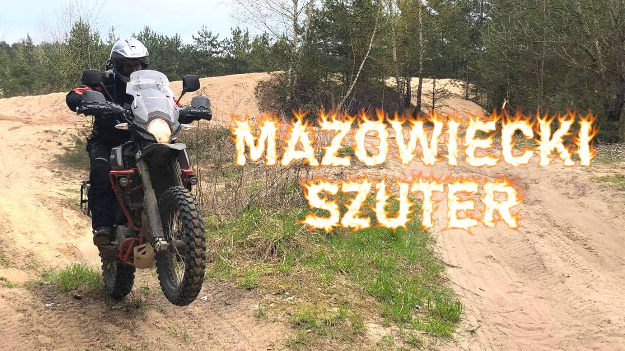 #1 Mazowiecki szuter. WOW! Pustynia pod nosem! Kopny piach, wydmy i walka z maszyną SWM Superdual PL