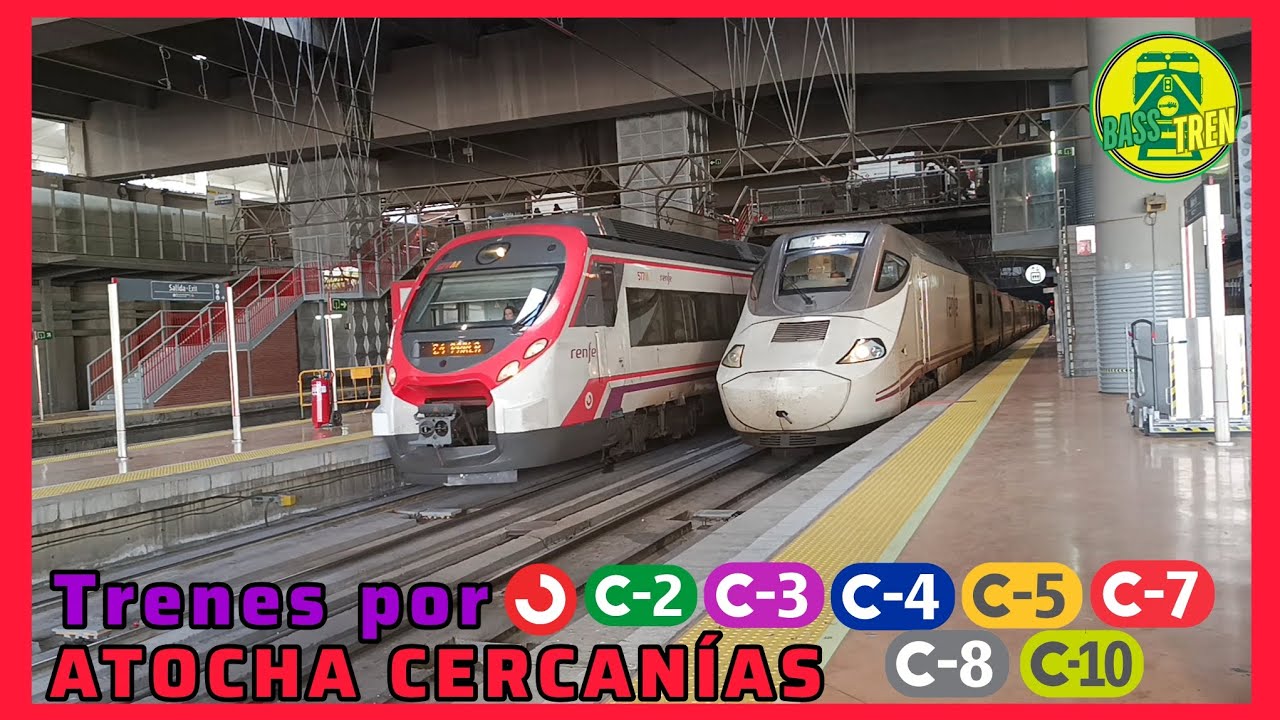 Trenes por Atocha / Cercanías Madrid 