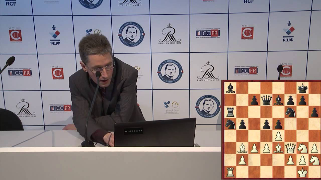 Michael Adams speaking about his win against Peter Svidler