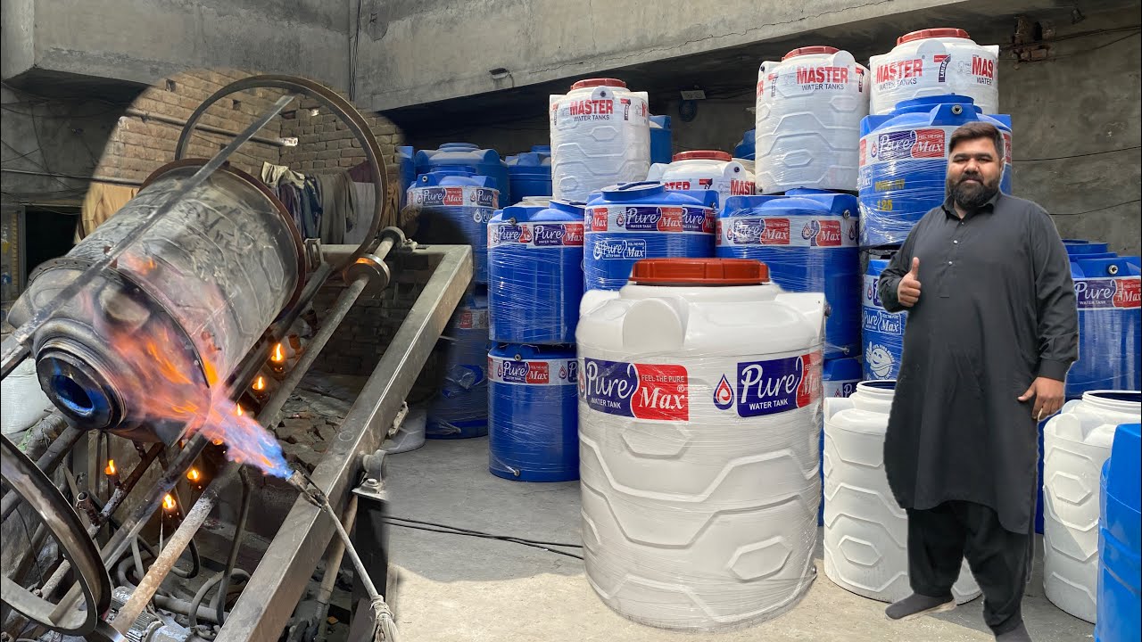 Production Of Plastic Water Tanks Factory Complete Process || Manufacturing Water Tanks