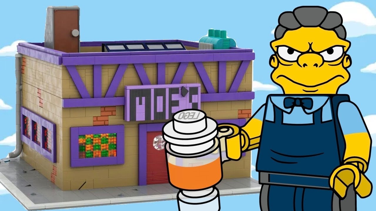 Я построил конструктор Lego Simpsons Moe's MOC!!