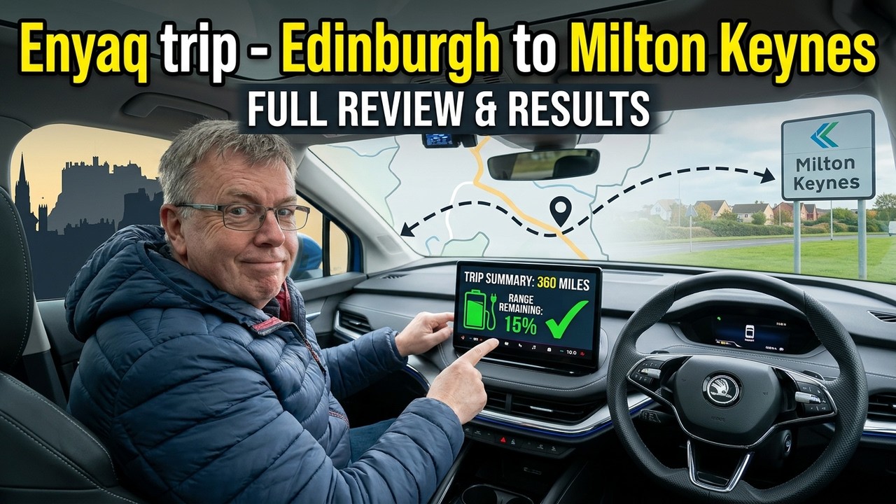 350 Miles / 563 kilometres in a Skoda Enyaq: Can an EV Really Do Long Distance?