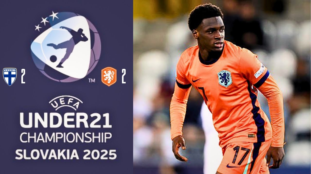 Ernest Poku Vs Finland | UEFA U21 European Championship