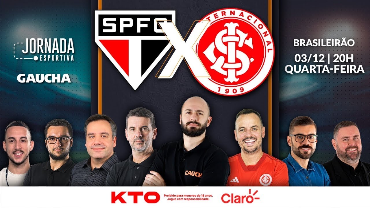 ZONA MISTA + S&Atilde;O PAULO 3 x 0 INTER | BRASILEIR&Atilde;O | JORNADA DIGITAL | 03/12/2025