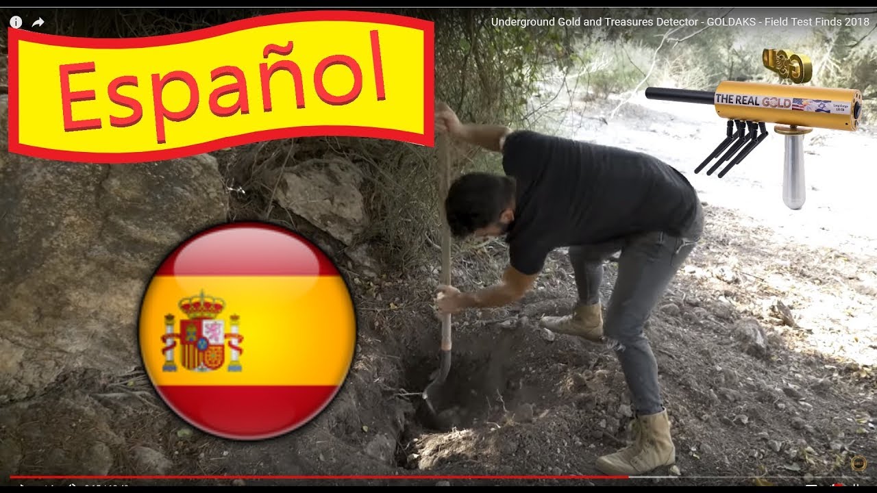 Detector subterráneo de oro y tesoros - GOLDAKS - Prueba de campo halla 2018