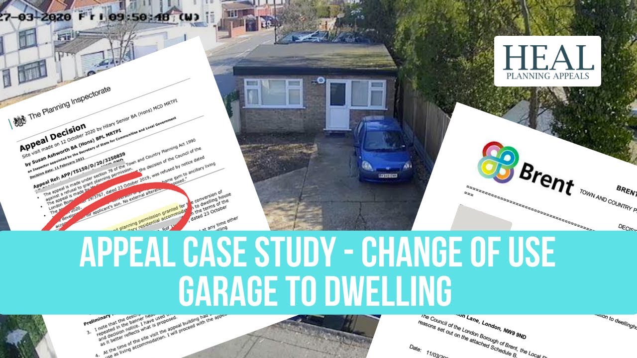 Change of Use Planning Appeal Case Study Garage to Dwelling London Borough of Brent