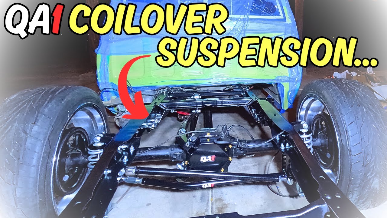 HOW TO INSTALL REAR QA1 COILOVER SUSPENSION ON CHEVY SQUARE BODY C-10 TRUCK.