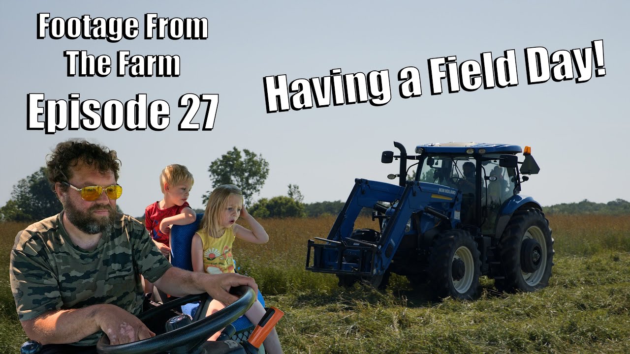 Кадры с фермы: Эпизод 27 — Дети, хаос и сломанный пресс-подборщик! 😂👨‍🌾#drpol #farmlife