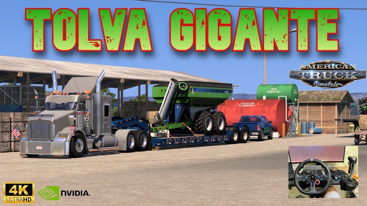 INCREIBLE MAQUINA CONSECHADORA│AMERICANTRUCK│G29 GAMEPLAY 2024