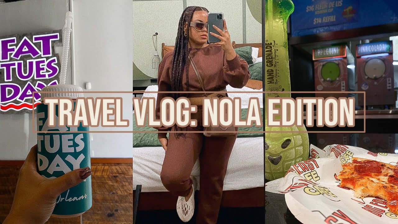 Travel Vlog: Traveling to NOLA For The FIRST Time! (Bourbon Street, Food, Bars, Lounges & More!)