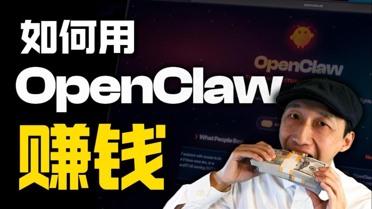 第一批用OpenClaw的人怎么赚钱？｜6种正确获利方法｜OpenClaw系列第三期｜黄永