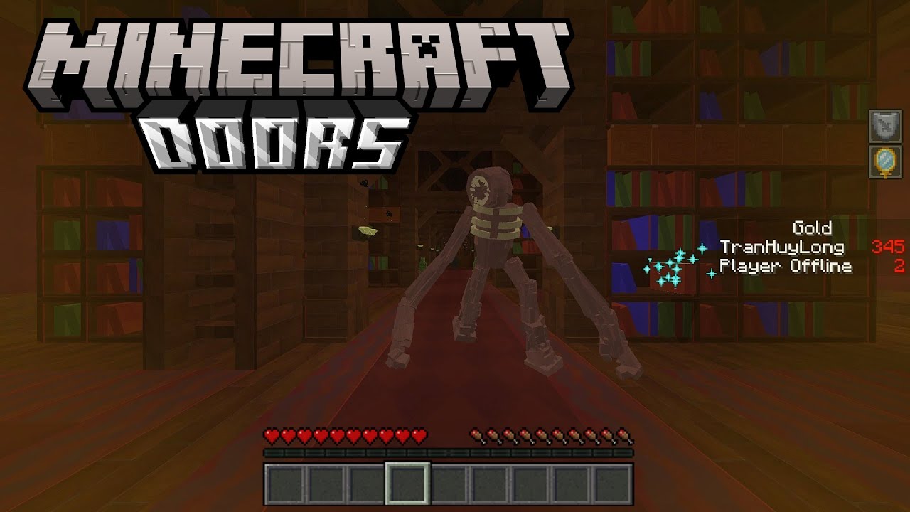 Minecraft Doors Map [MCPE-MCBE] ,DOORS in Minecraft,EnderFoxBoy MC🦊!!!