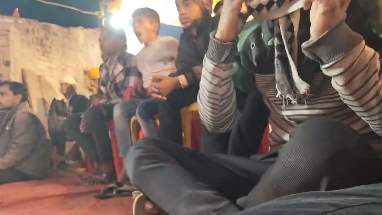 विश्व हिंदू सम्मेलन के उपलक्ष्य में भजन कार्यक्रम ग्राम सरखड़िया 