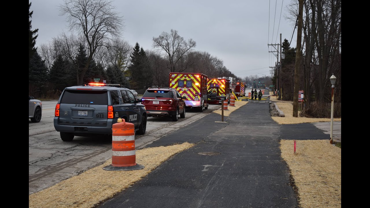 Grayslake FPD + Auto Aid on Scene of a Chimney Fire in Grayslake, IL
