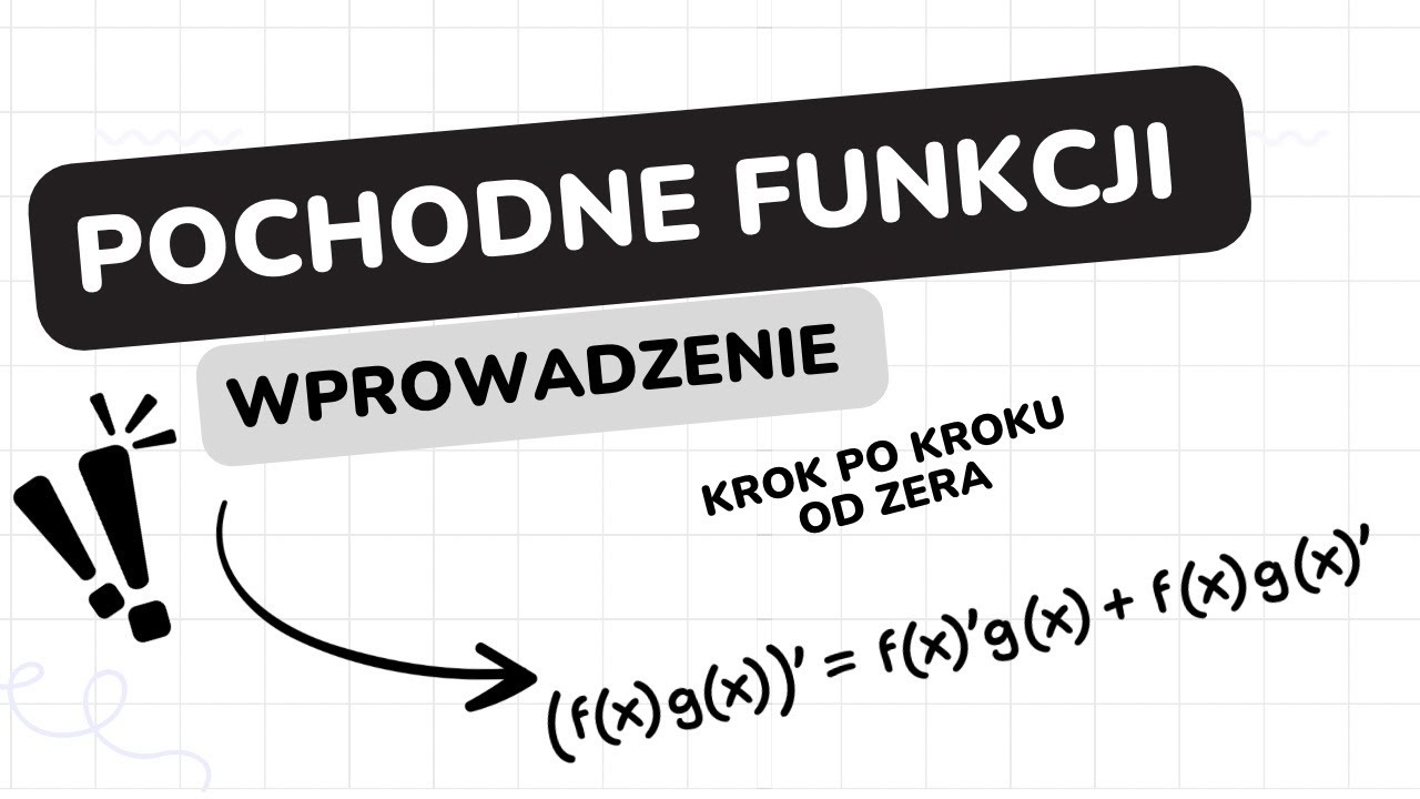 Pochodne funkcji krok po kroku absolutnie od zera ❤️😊 wytłumaczę Ci je w 10 minut!