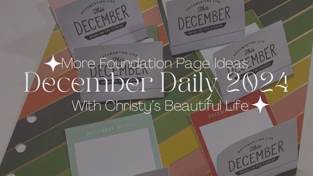 More Ideas for Foundation Pages (Fun Little Chat)
