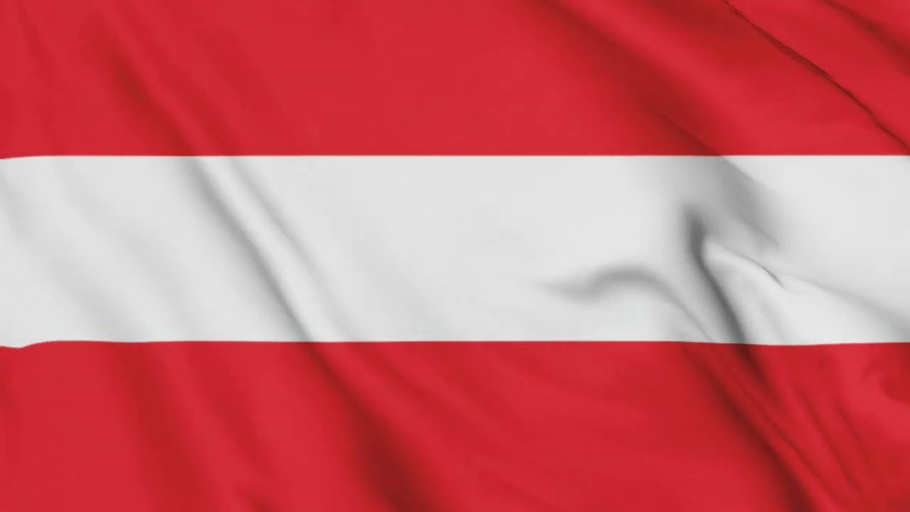 Austria Flag Waving Animation / 3-min loop / free 4k stock footage