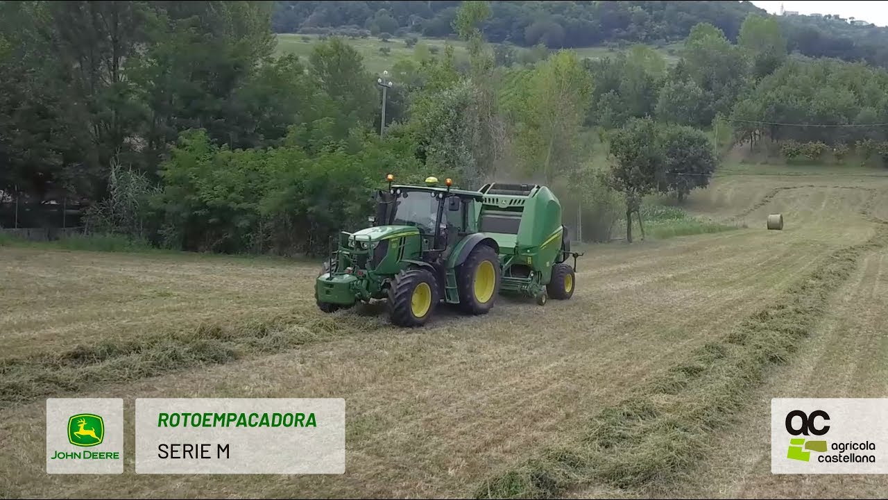 Rotoempacadora de Cámara Variable John Deere Serie M