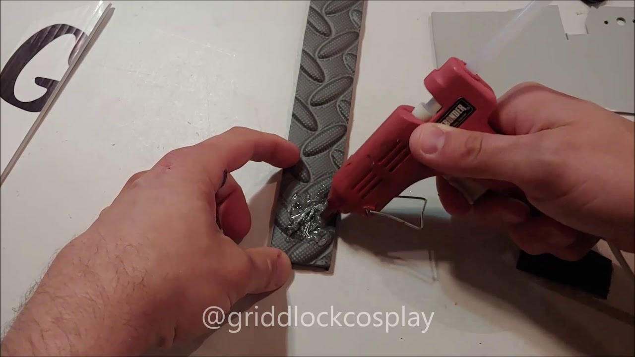 Hot gluing Velcro onto EVA foam and plastic/PVC