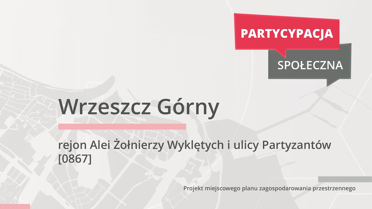 Wrzeszcz Górny – zmiany przestrzenne w rejonie Alei Żołnierzy Wyklętych i ulicy Partyzantów