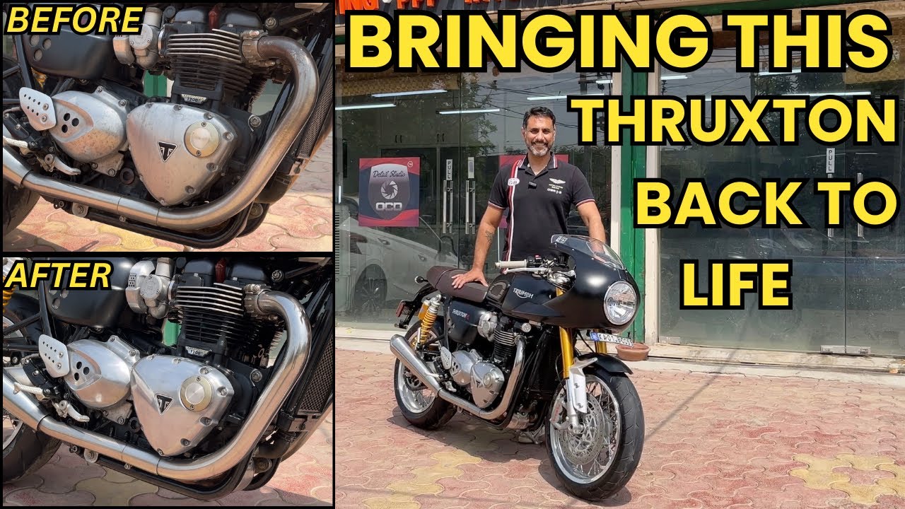 Bringing This Triumph Thruxton Back to Life | Full Motorcycle Detailing & Restoration