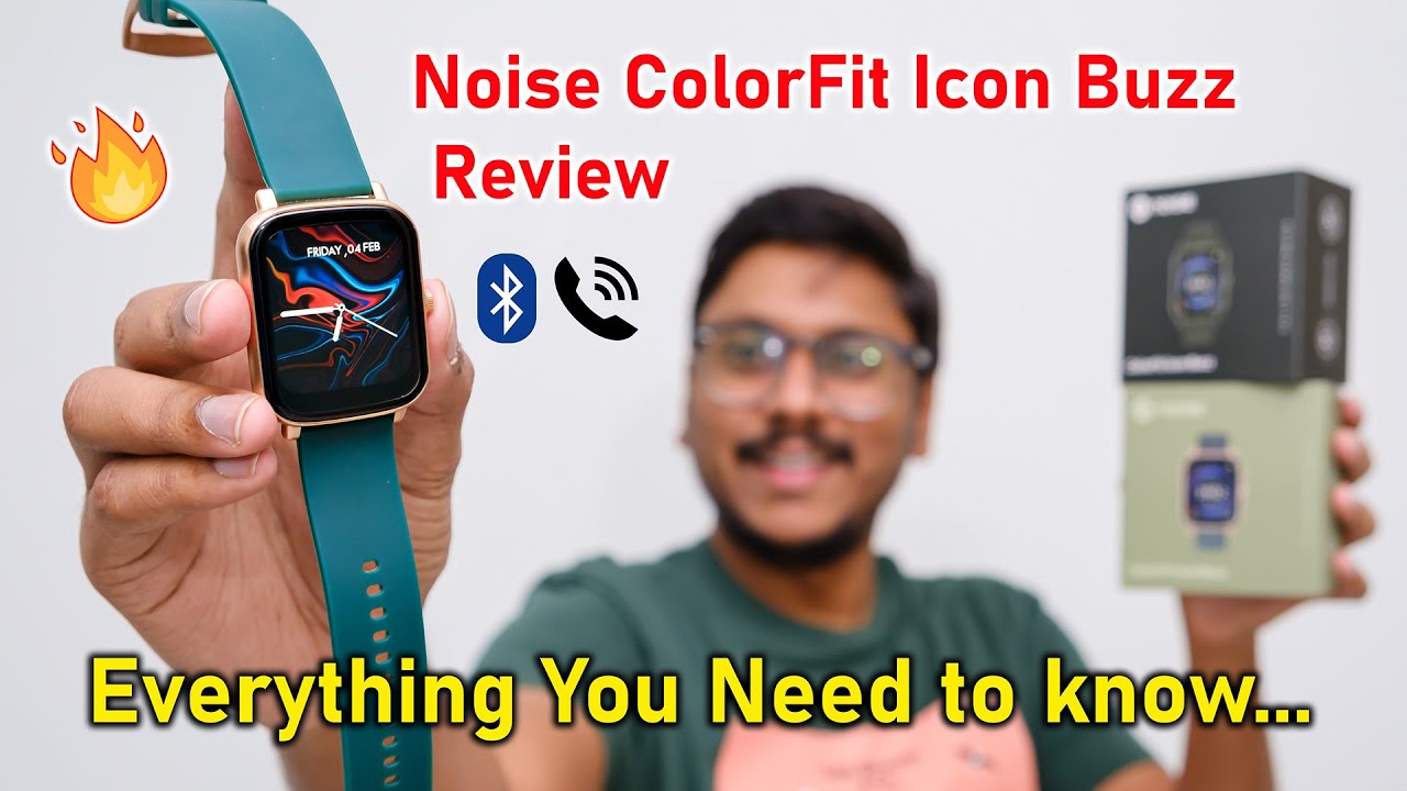 Budget watch with Bluetooth Calling from Noise... ColorFit Icon Buzz Review 🔥