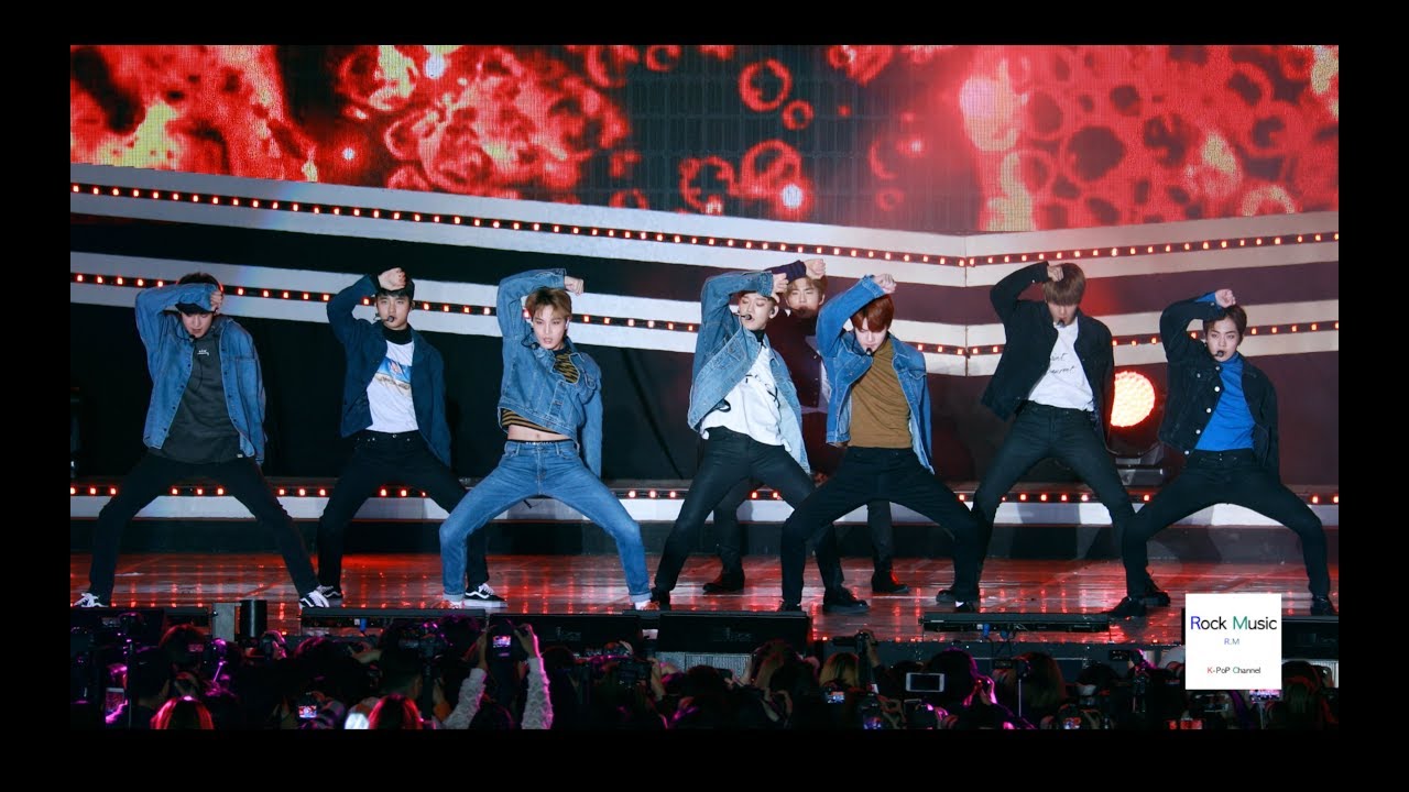 엑소 (EXO) 전야(前夜)[4K 직캠], 부산원아페 개막공연@181020 락뮤직