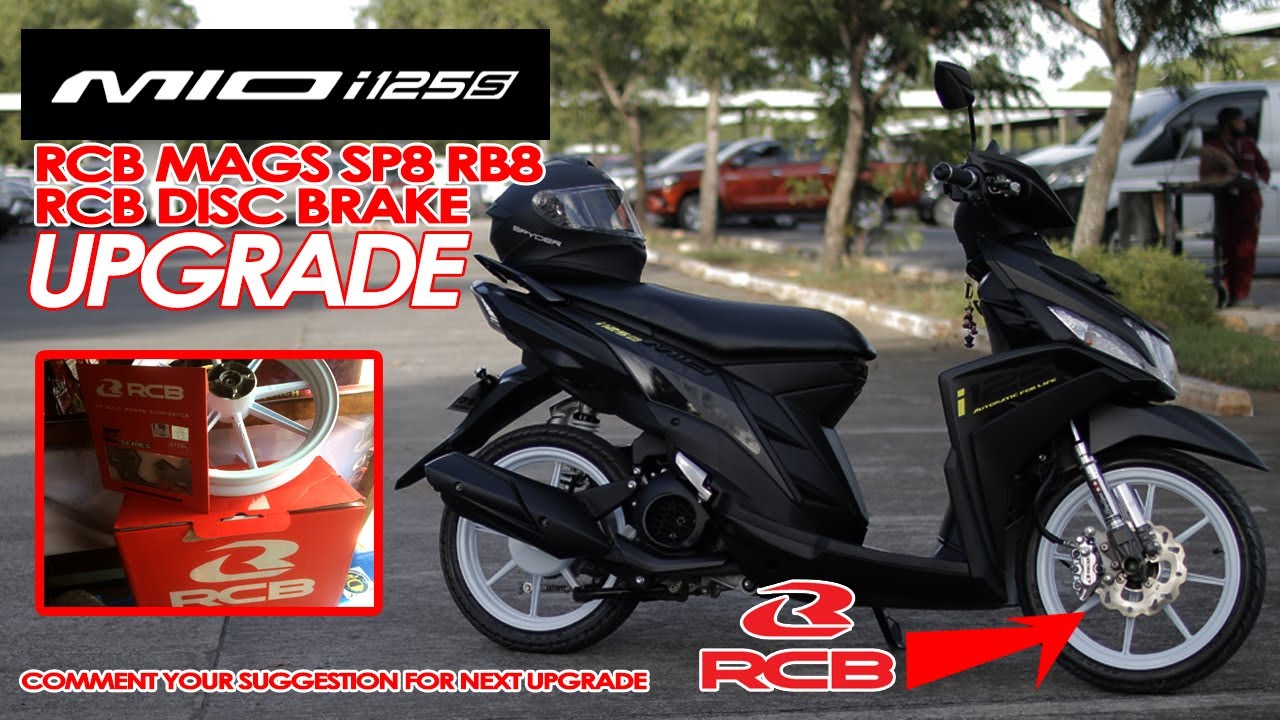 Mio i 125 S | RCB MAGS SP8 RB8 AND RCB DISC BRAKE UPGRADE