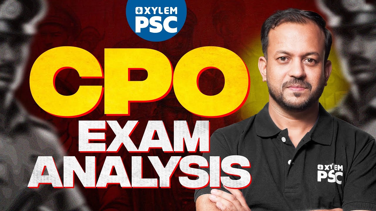 CPO Exam Analysis | Xylem PSC
