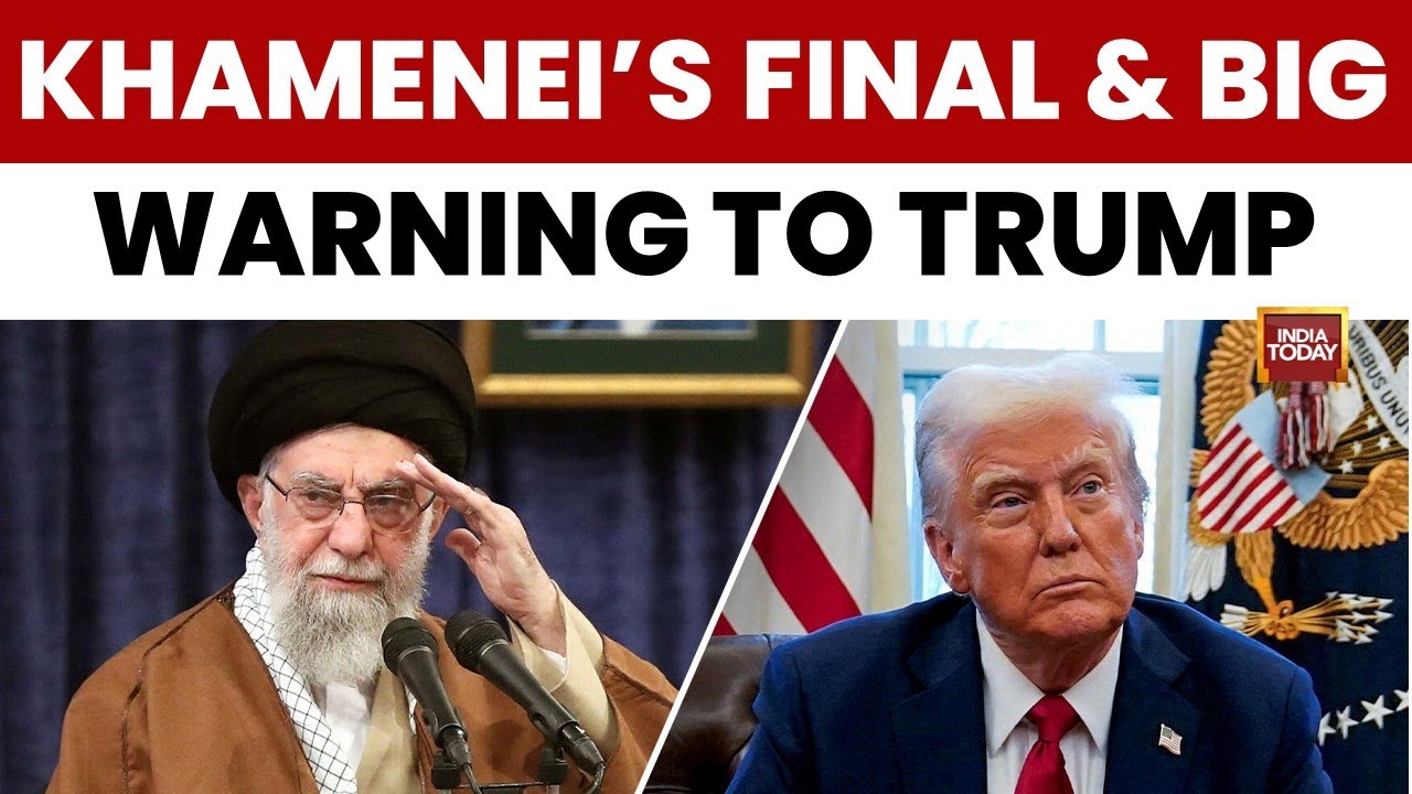 'He Too Will Be Overthrown': Iran's Supreme Leader Khamenei Warns Donald Trump | India Today