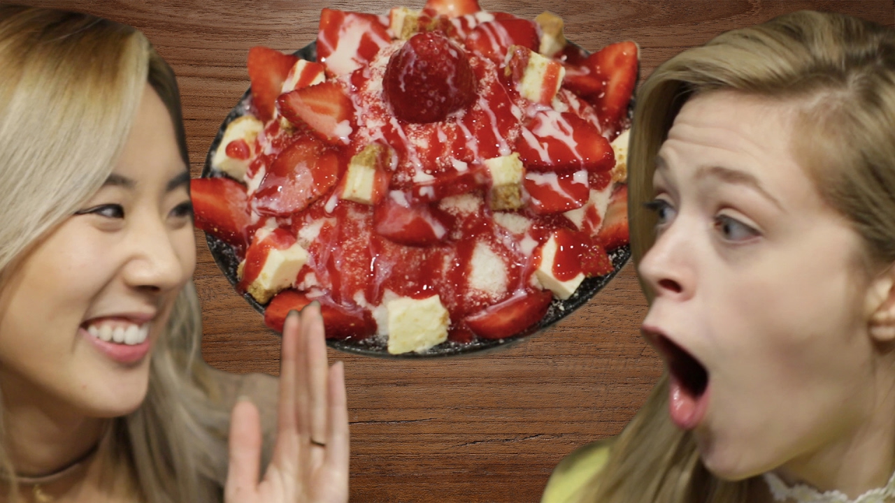 People Try Korean Shaved Ice