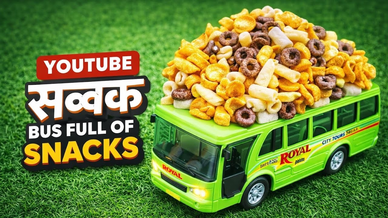 Snack Loaded Bus 🚍🍟 | Satisfying ASMR